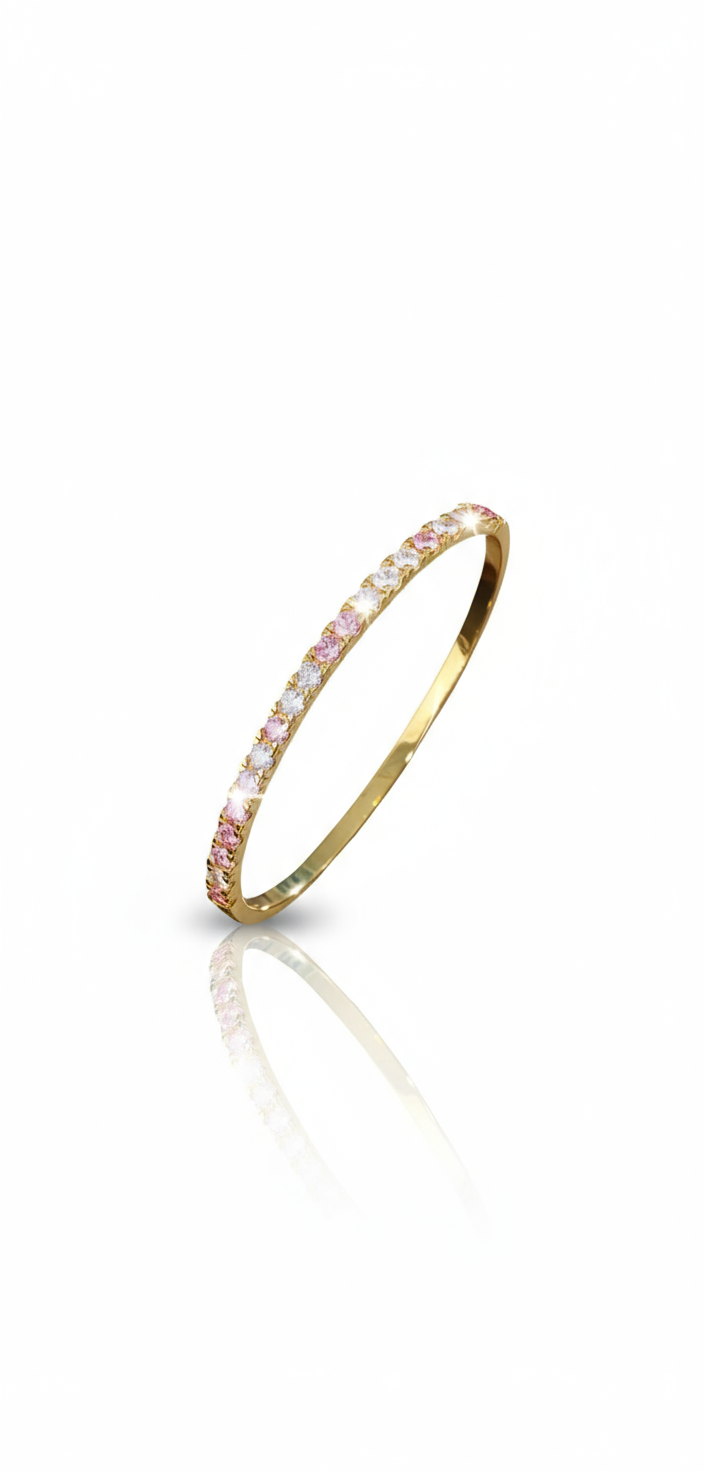 Rosé Radiance bangle
