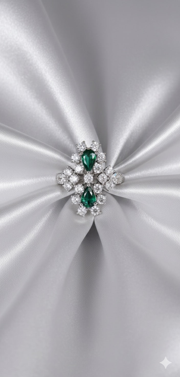 Emeraudé Belle - Bracelet and Ring set